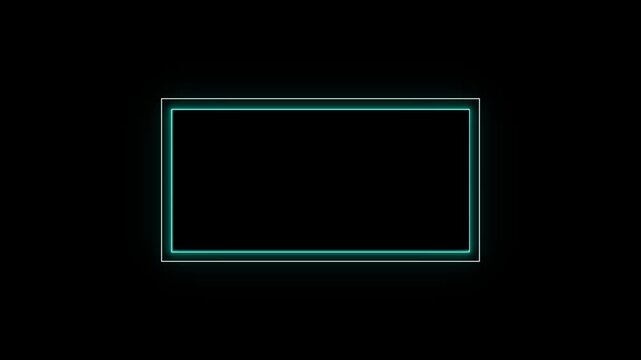 Rectangular frame animation glows with subtle screen borders on black. Modern sci-fi telemetry panels outline rectangular frame animation. Digital overlays shape the frame.