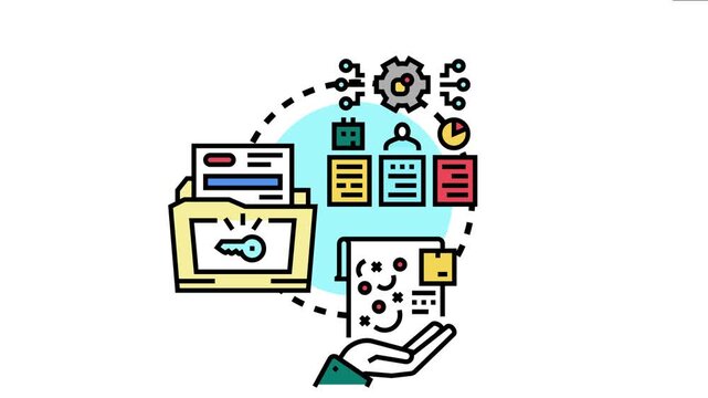 Business strategy development involves operational planning, outlining solutions, managing tasks, and implementing projects for successful organizational workflow and goal achievement