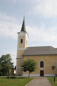 The parish church of the Holy Trinity in Rovisce Croatia