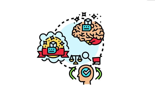 User behavior analytics concept customer intelligence, data processing, feedback loops, and decision making processes for enhanced online experiences and business strategies