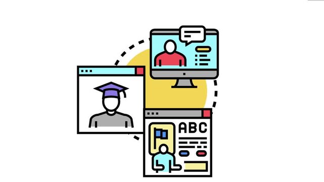 Online tutor service connecting students with teachers through digital platforms, facilitating remote education and personalized learning experiences for academic success