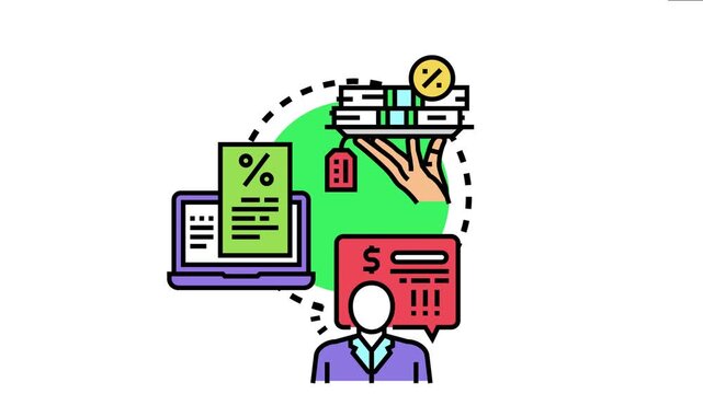 Online lending marketplace platform connecting a lender offering money with a borrower seeking a loan through digital financial technology, facilitating peer to peer financing