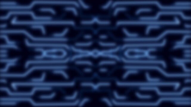 Circuit board pattern animation glows with electronic tracks. Motherboard hardware data routes on circuit board pattern. Modern digital processor hardware powers it.