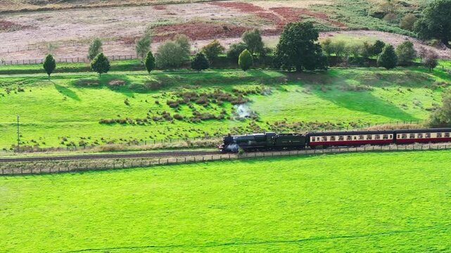 Aerial Video of Loco Pendennis Castle. No. 4079 Pendennis Castle is a 4-6-0 steam locomotive built in 1924 for the Great Western Railway (GWR) at Swindon Works to a design of Charles Collett. I