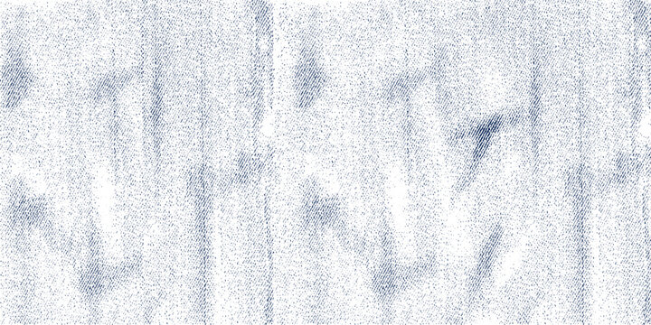 Denim texture overlay vector with realistic fabric grain and distressed textile effect. Perfect for apparel, typography, branding, print and retro design projects.