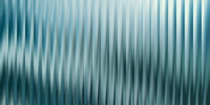 Abstract background, with vertical blue, and white stripes, gradient light and, shadow patterns
