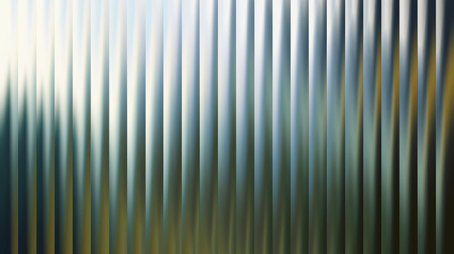 Vertical metallic ribbed texture with soft light reflections and gradient blue tones