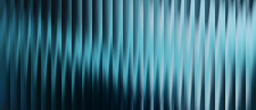 Vertical blue gradient stripes with soft blurred light effects and wavy texture pattern