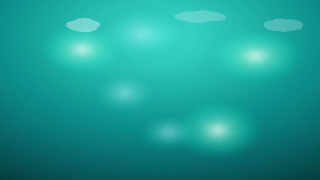 Underwater light rays background vector illustration. Glowing sunbeams filtering through turquoise ocean water. Abstract aquatic backdrop for marine and aquatic digital designs.