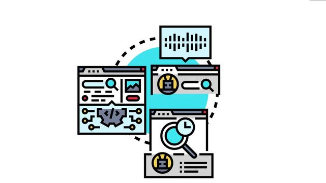 Digital search marketing optimizing content, structure, and technical aspects of a webpage for higher search engine rankings, engaging users with relevant information and improving online visibility