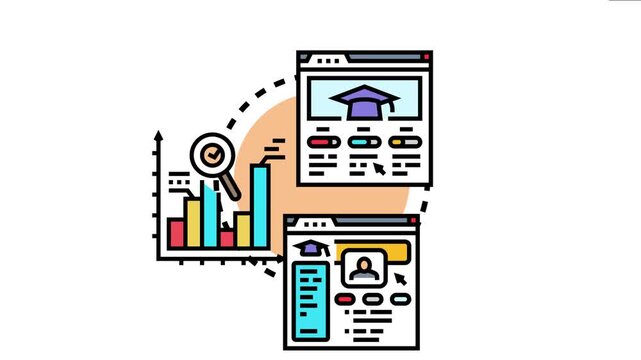 Okr progress dashboard visualizing business objectives and key results, tracking employee performance, and analyzing educational development data with charts and graphs in software applications