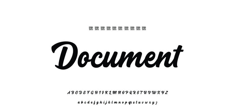 Hand drawn vector alphabet. Modern monoline signature script font. Elegant Signature Font. Best Alphabet Beautiful Calligraphy Signature Font