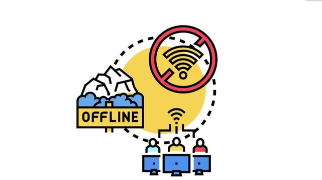 Digital devices providing network access without an internet connection, offering a useful feature for workers in remote locations or during a service interruption