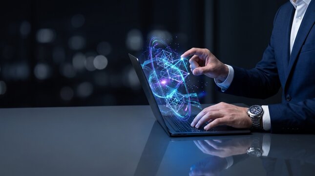Post Quantum Cryptography Lattice and Quantum Key Distribution Hologram with Scientist Gesture