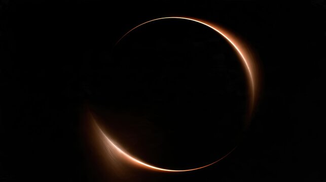 a striking celestial event: the sun in a crescent phase, with its surface perfectly framed within the annular ring of the moon's eclipsed face