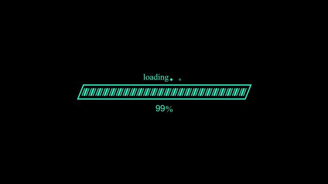 Professional Progress Bar Animation with Waiting and Download Loading Effect