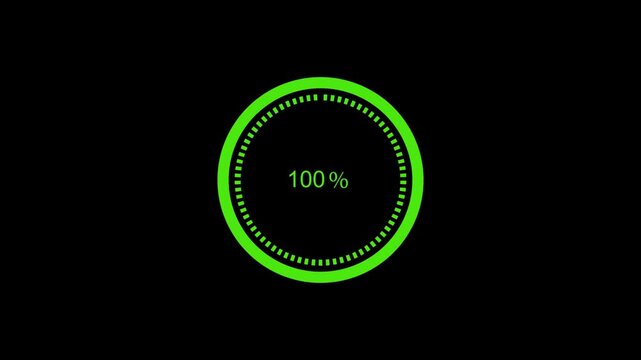 Advanced Waiting Progress Indicator Animation for Digital Applications