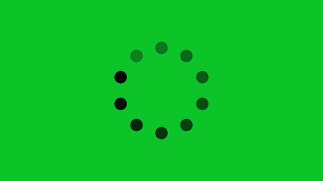 circle dot loading animation.loading and buffering icon