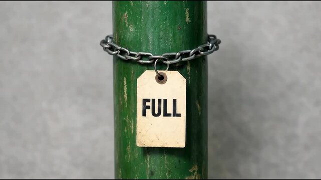 A green fire hydrant with a chain wrapped around it, suitable for use in public spaces or urban environments