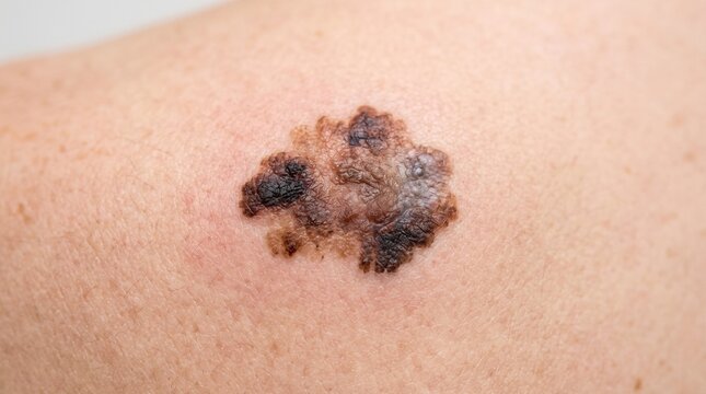 Skin Cancer &mdash; Malignant Melanoma Lesion