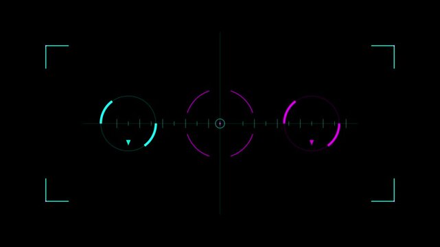 HUD scope animation overlay