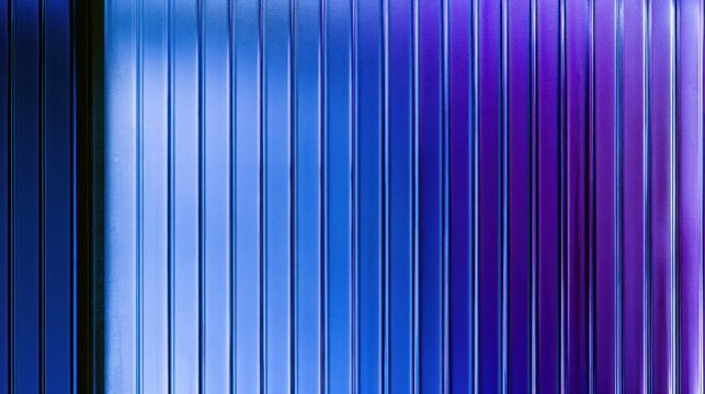 Abstract blue and purple vertical stripes texture with gradient lighting