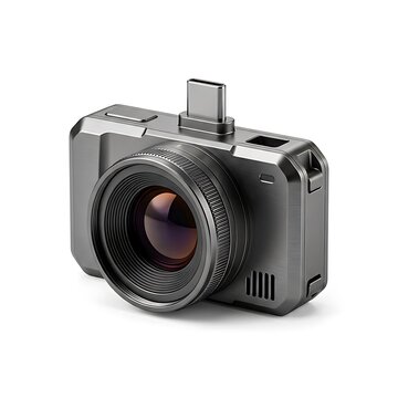 Thermal imaging camera attachment for smartphone with USB-C connector