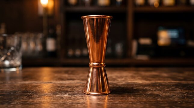 Copper Jigger Measuring Cup Macro