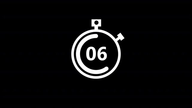 10 Seconds Timer Animation  
Countdown & Count Up Stopwatch