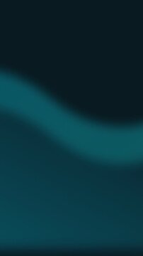 Teal Gradient Wave Animation Vertical Background Motion