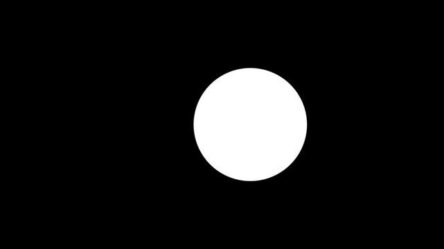 Egg Isolated on Black Background with Dark Night and Full Moon Inspired Minimalist Composition for Astronomy, Space, Science and Lunar Concepts