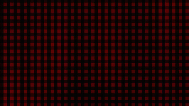 Dark red and black plaid checkered pattern texture background with vintage flannel cloth design for stylish fashion apparel and cozy winter holiday seasonal decoration themes