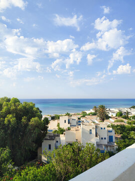 view of Hammamet city from elevated point of view