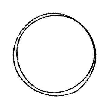 Hand-drawn black scribble frame&mdash;use for scribbles, frames, copy space, emphasis, etc