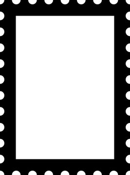 Rectangle stamp frame