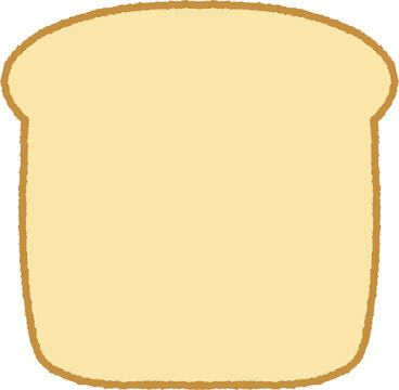  illustration of a piece of bread