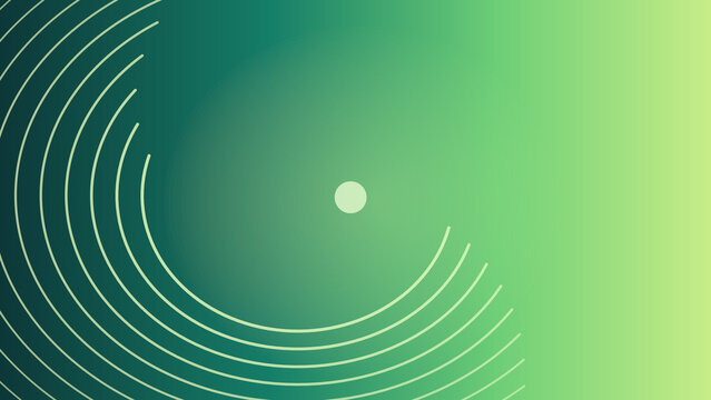 Spirale verte et citron vert aux courbes imbriqu&eacute;es