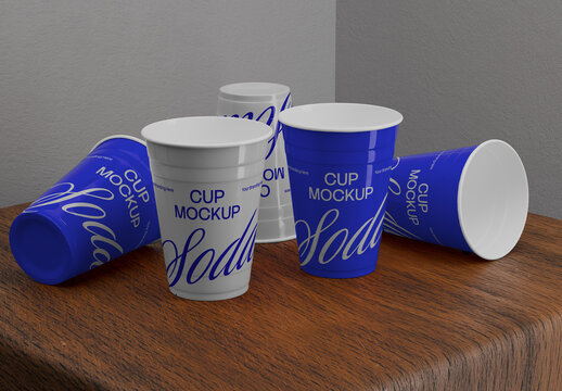 Drinking Cup Mockup