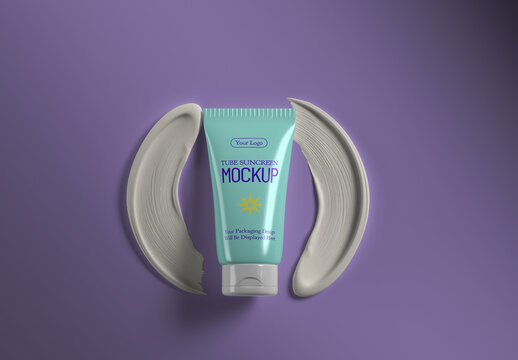 Tube Sunscreen Mockup