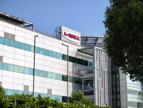 Shanghai, China-Sep.25th 2026: Merck KGaA company office building