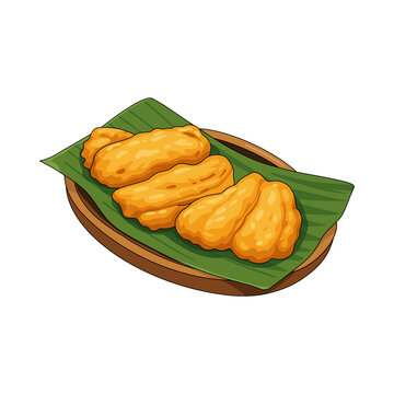 Classic Indonesian pisang goreng made from ripe bananas coated in batter and fried until golden, crispy, and sweet.