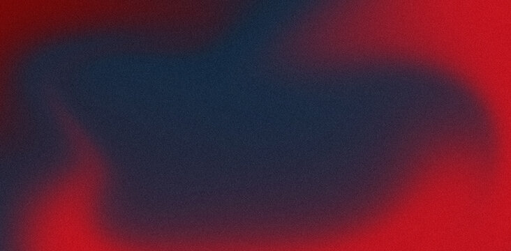 Abstract red and dark blue gradient background with grainy texture for modern digital design