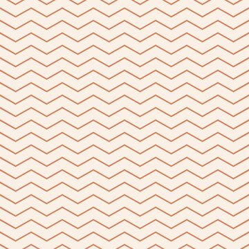 Seamless line chevron zigzag pattern, peach cream geometric stripes background