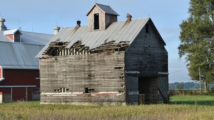 old barn in rural landscape © Nick