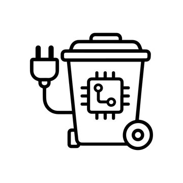 WEEE Electronic Waste Collection Icon