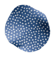 Fototapeta premium PNG Textured blue polka dot pattern.