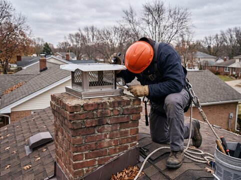 Residential Chimney Inspection Before Winter Fireplace Season