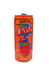 Naklejka premium Cannette de boisson Oasis gout tropical