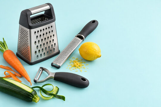 Easy grip grater zester and peeler for accessible food prep