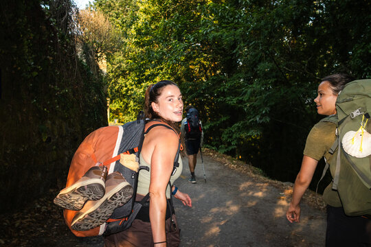 Scallop shell marks the Camino way